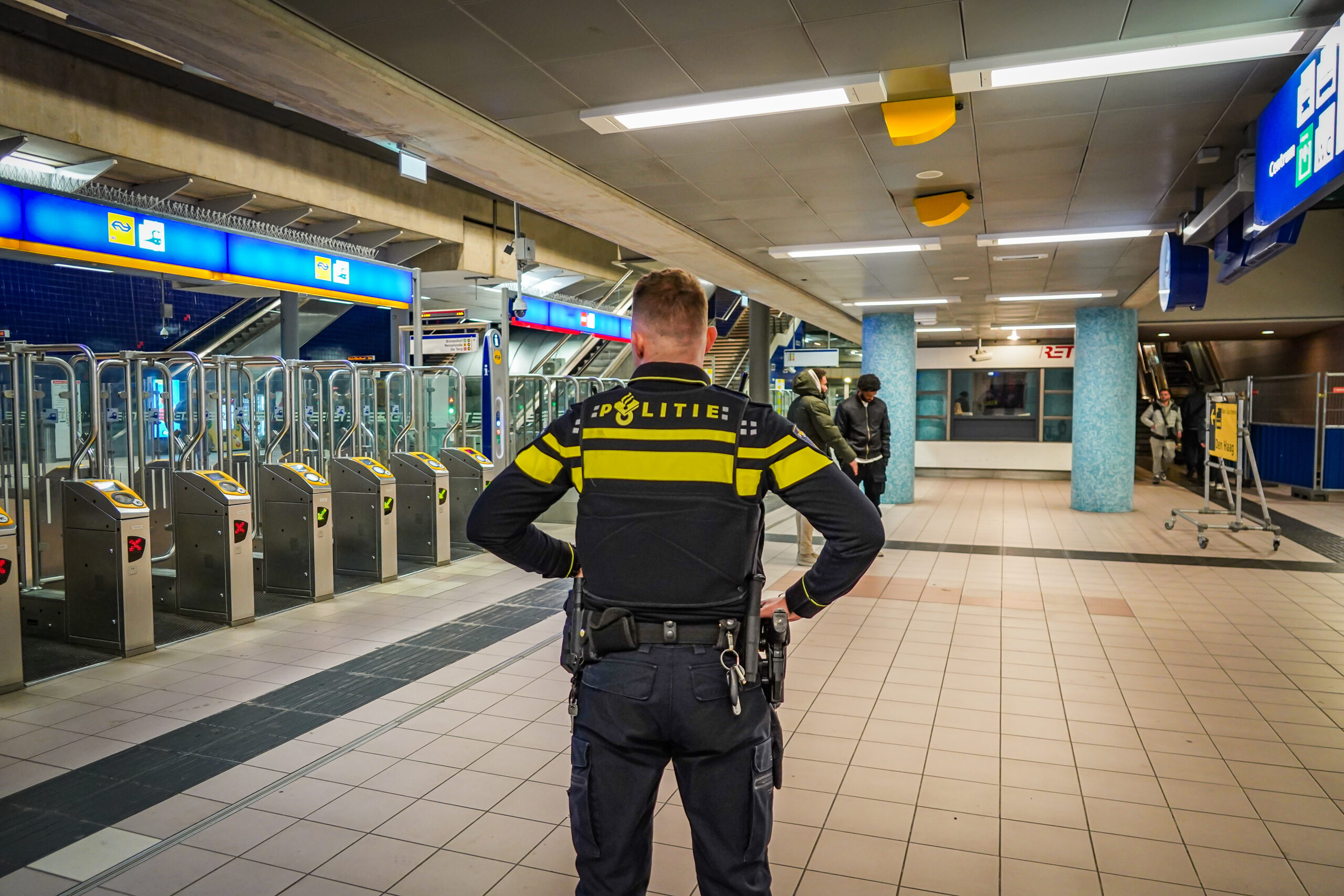 Nachtdienst met de noodhulp in Schiedam